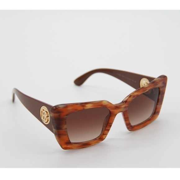 NEW BURBERRY DAISY SUNGLASSES BURBERRY BE4344 3940/13 CAT EYE FRAME EYEWEAR - Picture 6 of 10